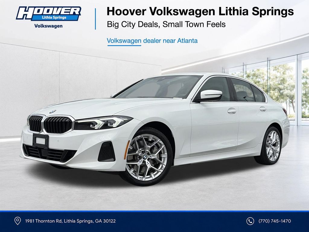 Alpine White 2025 BMW 3 Series Sedan All-Wheel Drive 8-Speed Automatic