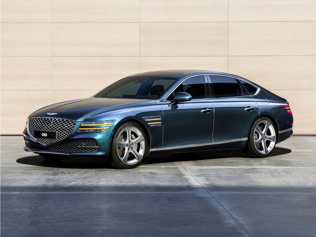 Uyuni White 2024 Genesis G80 Sedan All-Wheel Drive 8-Speed Automatic