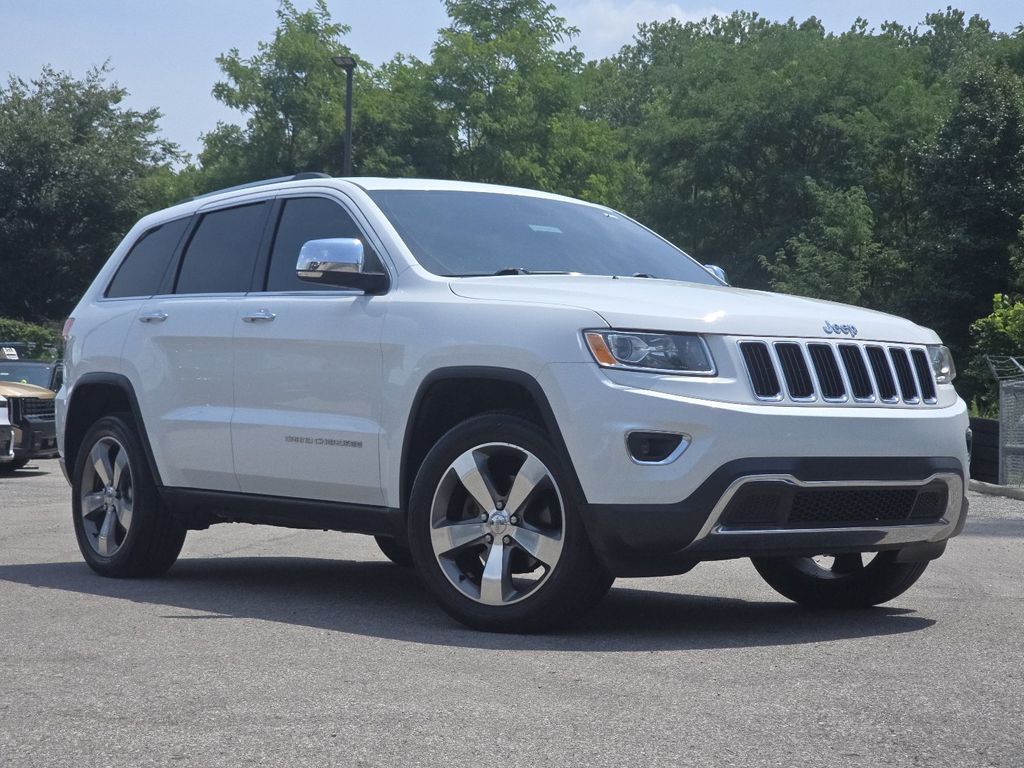 Bright White Clearcoat 2015 Jeep Grand Cherokee SUV / Crossover Four-Wheel Drive 8-Speed Automatic