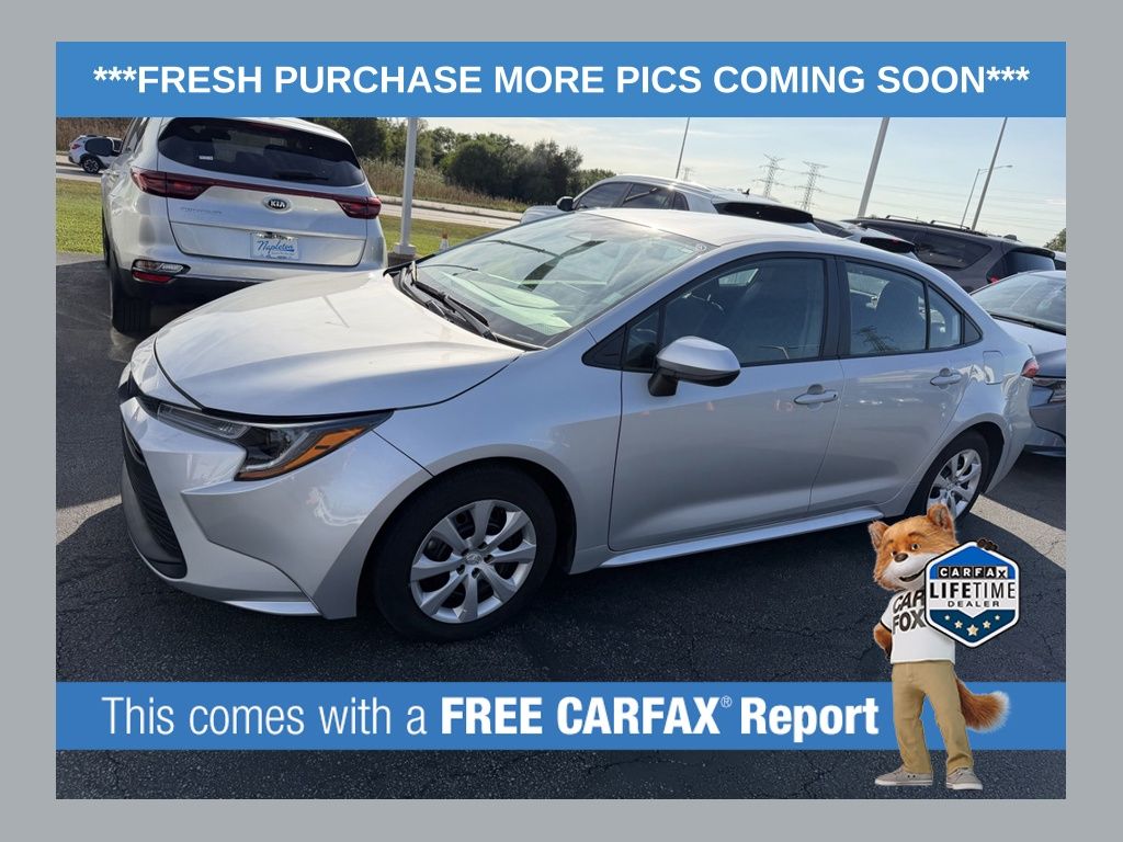 Classic Silver Metallic 2025 Toyota Corolla Sedan Front-Wheel Drive Continuously Variable Transmission