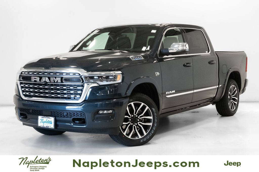 Forged Blue Metallic 2026 RAM 1500 Limited Crew Cab 4WD Pickup Truck Four-Wheel Drive 8-Speed Automatic