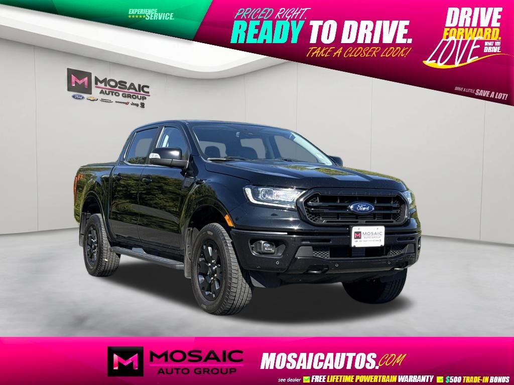 Shadow Black 2019 Ford Ranger Pickup Truck Four-Wheel Drive Automatic