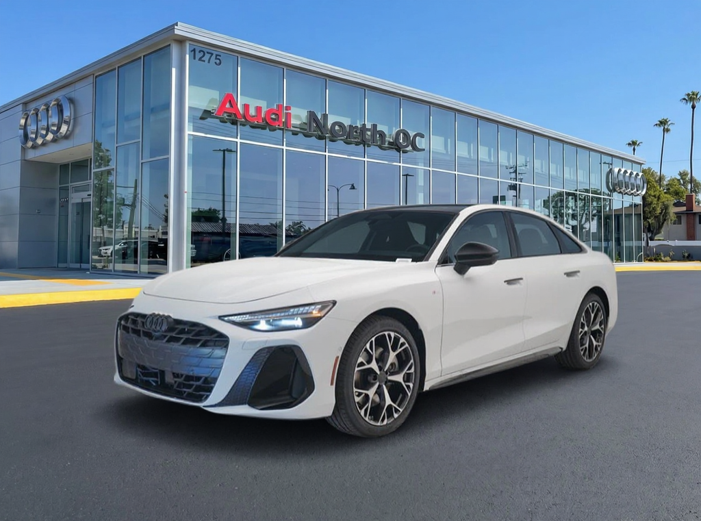 Glacier White Metallic 2026 Audi A6 Sedan All-Wheel Drive 7-Speed Automatic