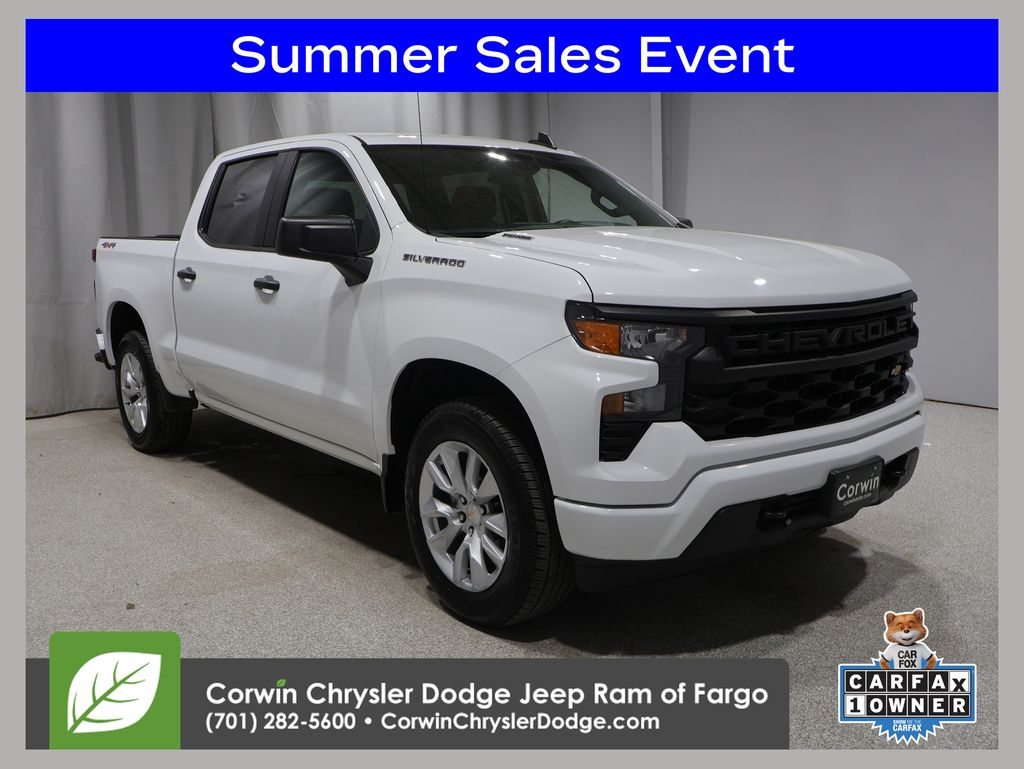  2024 Chevrolet Silverado 1500 Custom Crew Cab 4WD   