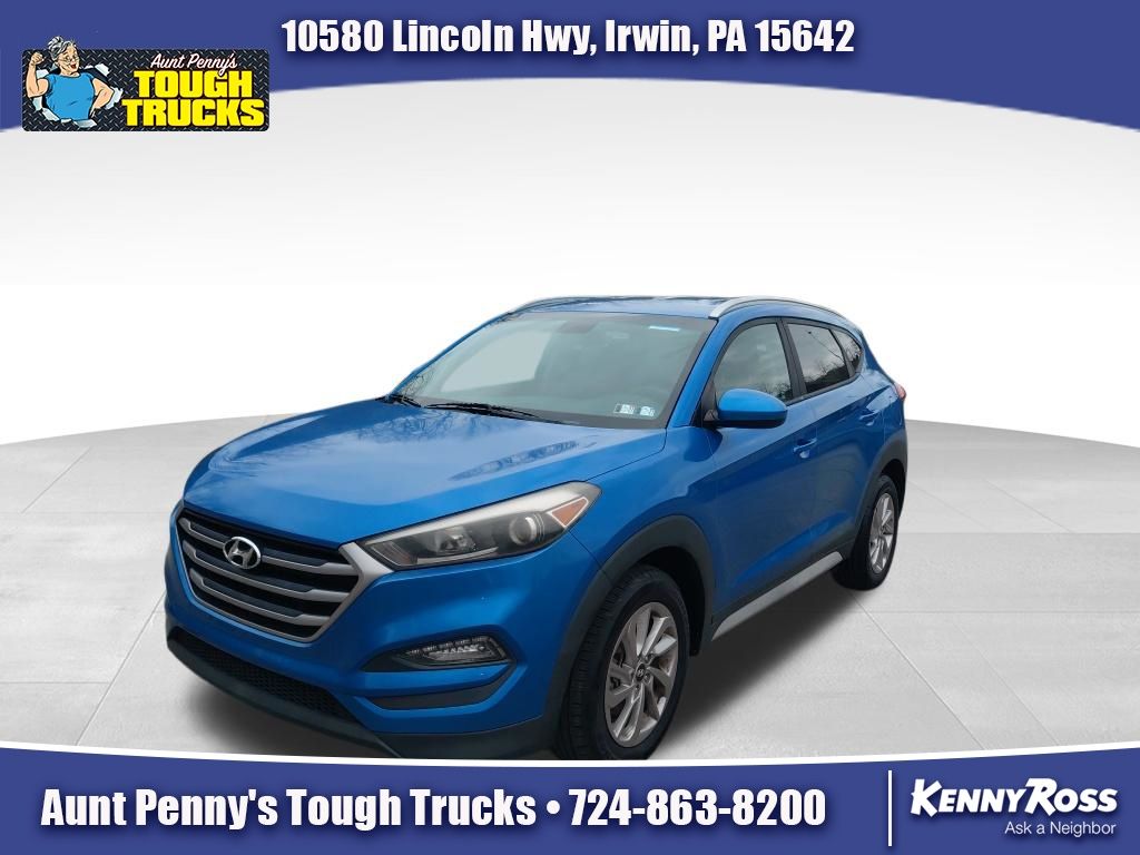 Caribbean Blue 2018 Hyundai Tucson 2.0L SEL FWD SUV / Crossover Front-Wheel Drive 6-Speed Automatic