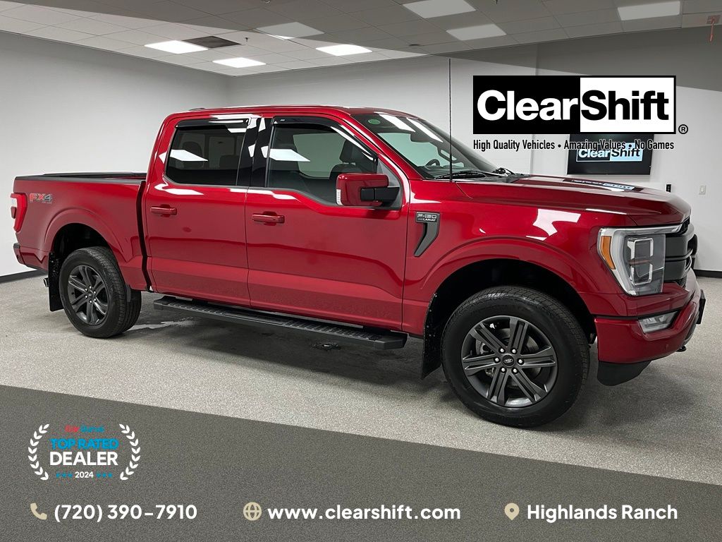 Rapid Red Metallic Tinted Clearcoat 2023 Ford F-150 Pickup Truck Four-Wheel Drive 10-Speed Automatic