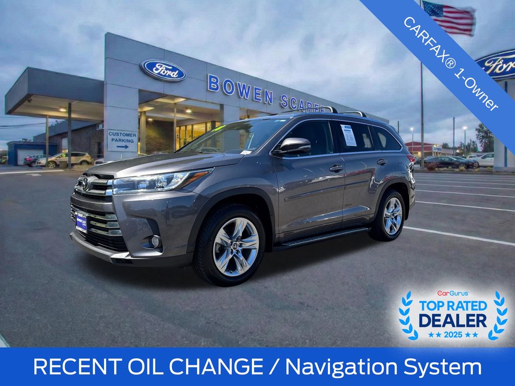 Predawn Gray Mica 2018 Toyota Highlander Limited AWD SUV / Crossover All-Wheel Drive 8-Speed Automatic
