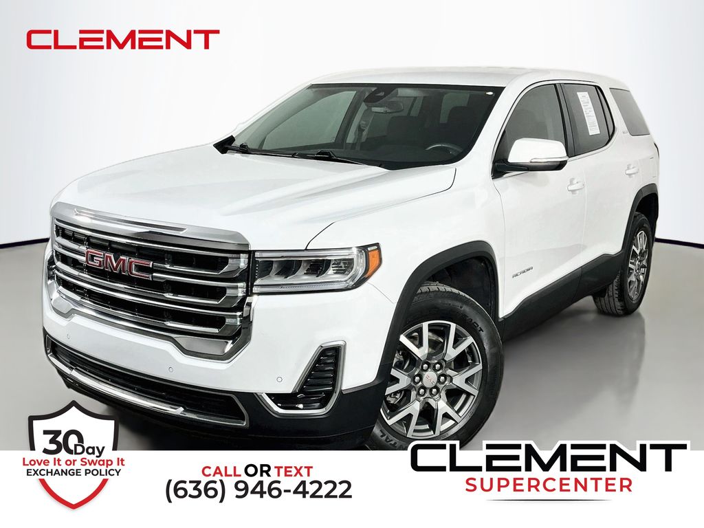 Summit White 2022 GMC Acadia SUV / Crossover Front-Wheel Drive 9-Speed Automatic