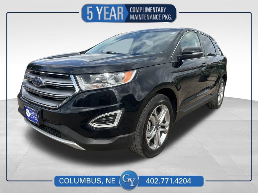 Shadow Black 2016 Ford Edge Titanium AWD SUV / Crossover All-Wheel Drive 6-Speed Automatic