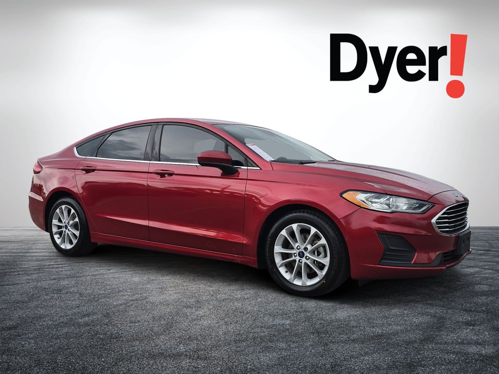 Rapid Red Metallic Tinted Clearcoat 2020 Ford Fusion Sedan Front-Wheel Drive 6-Speed Automatic