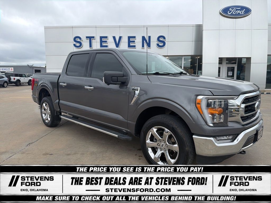 Carbonized Gray Metallic 2022 Ford F-150 Pickup Truck Four-Wheel Drive Automatic