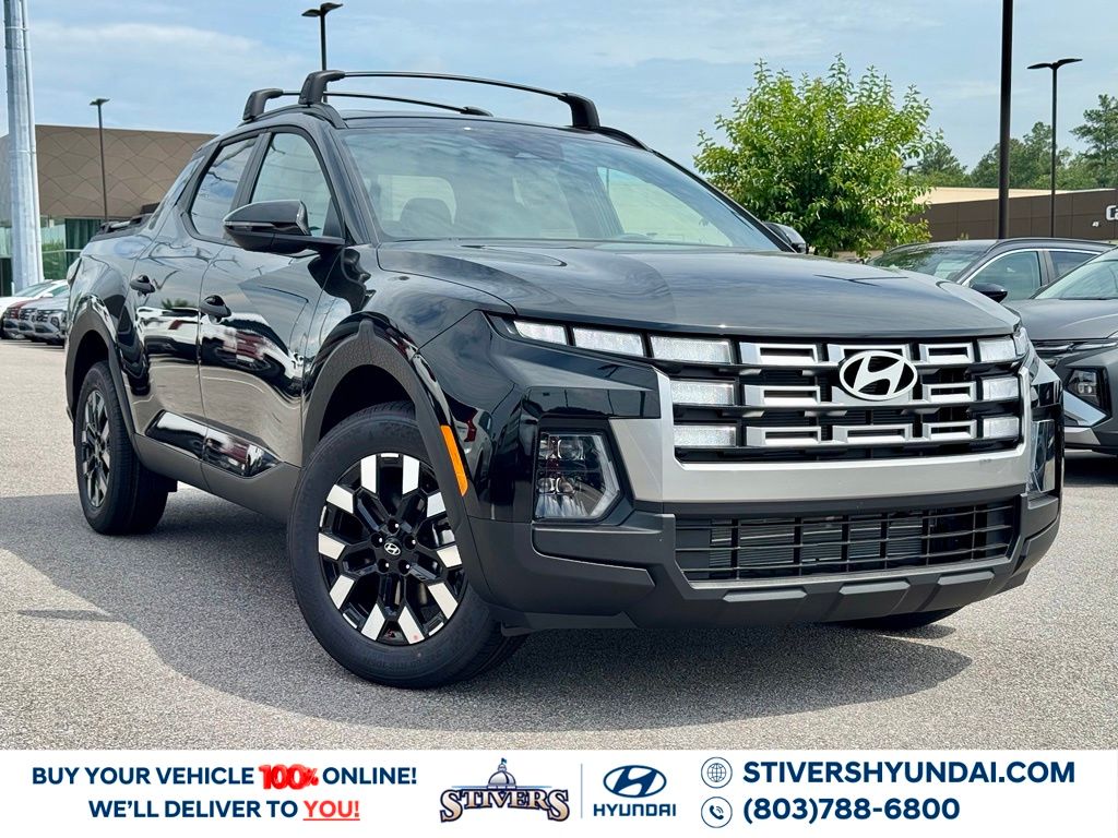 Phantom Black 2026 Hyundai Santa Cruz Pickup Truck Front-Wheel Drive 8-Speed Automatic