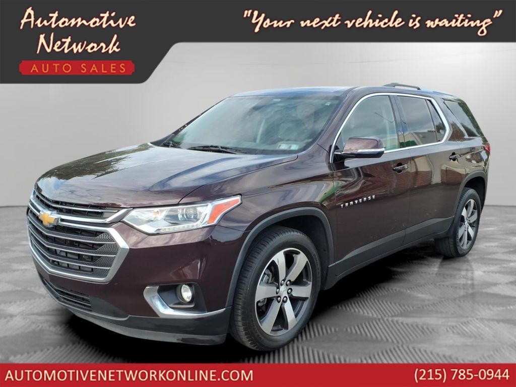 Black Currant Metallic 2018 Chevrolet Traverse SUV / Crossover Four-Wheel Drive 9-Speed Automatic