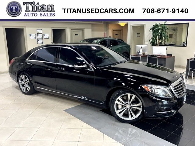 Black 2015 Mercedes-Benz S-Class Sedan All-Wheel Drive 7-Speed Automatic
