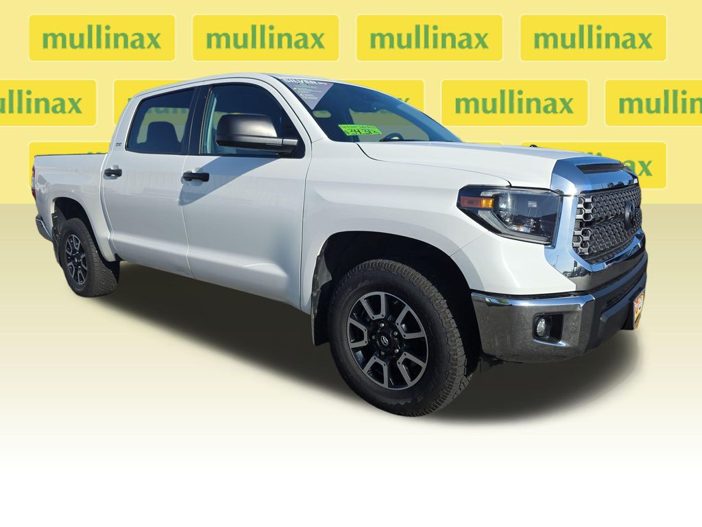 Super White 2021 Toyota Tundra Pickup Truck Four-Wheel Drive 6-Speed Automatic