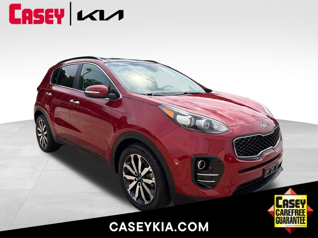 Red 2018 Kia Sportage SUV / Crossover Front-Wheel Drive 6-Speed Automatic Overdrive