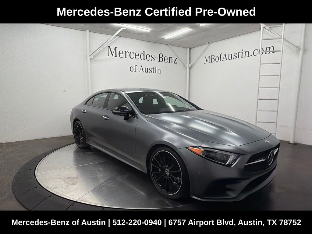 Gray 2021 Mercedes-Benz CLS Sedan Rear-Wheel Drive 9-Speed Automatic