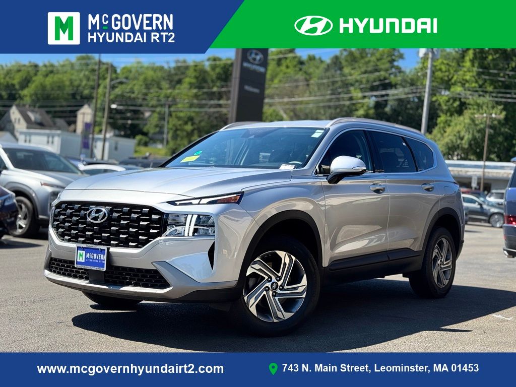 Shimmering Silver Pearl 2023 Hyundai Santa Fe SEL AWD SUV / Crossover All-Wheel Drive 8-Speed Automatic