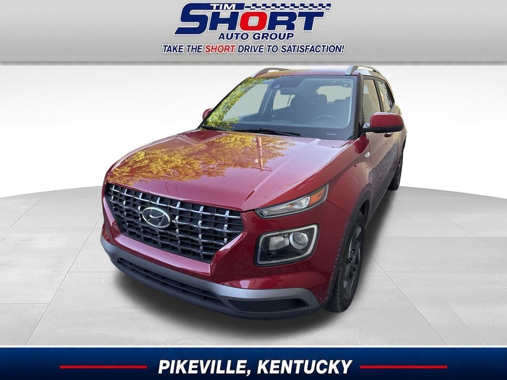 Scarlet Red Pearl 2021 Hyundai Venue SUV / Crossover Front-Wheel Drive Continuously Variable Transmission