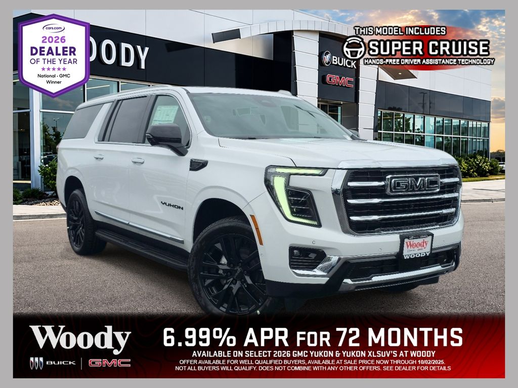 Summit White 2026 GMC Yukon XL SUV / Crossover Four-Wheel Drive 