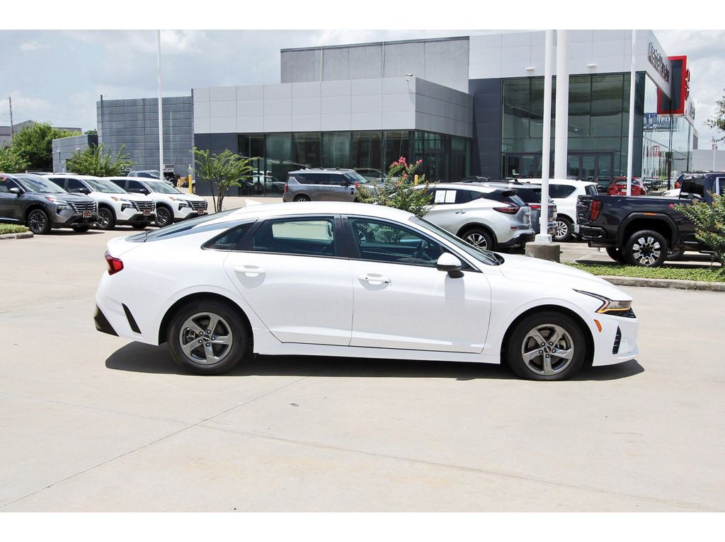 2023 Kia K5 LXS White at DeMontrond Auto Country
