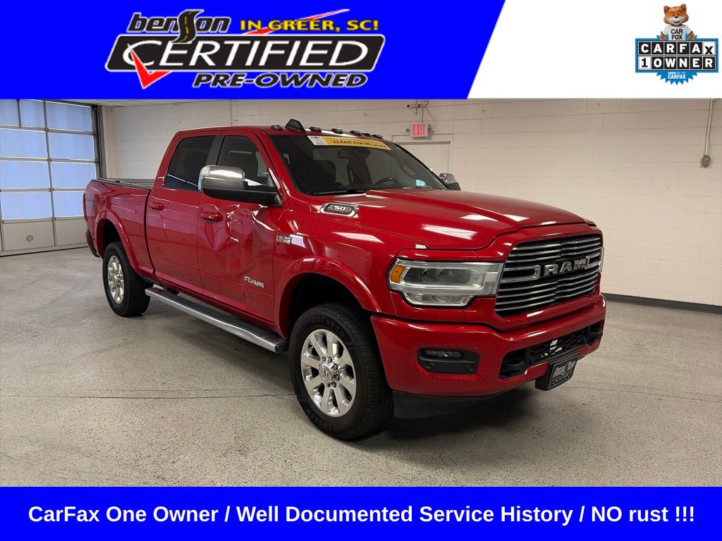 Flame Red Clearcoat 2022 RAM 2500 Pickup Truck Four-Wheel Drive 8-Speed Automatic