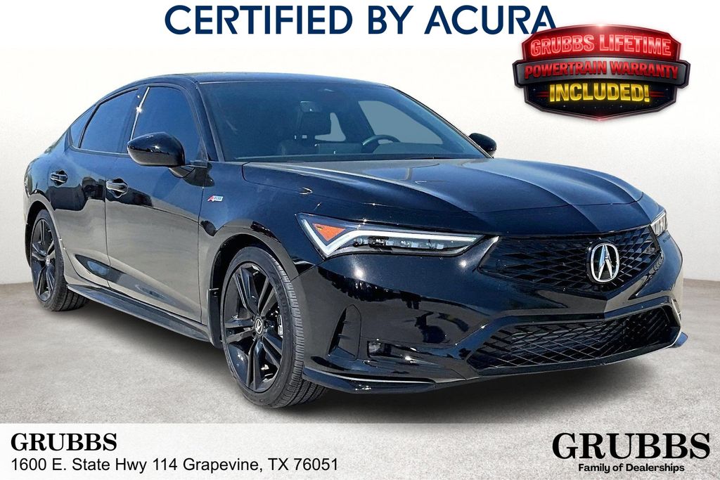 Majestic Black Pearl 2026 Acura Integra FWD with A-SPEC Package Sedan Front-Wheel Drive Continuously Variable Transmission