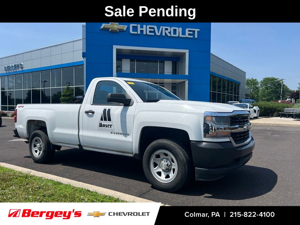 Summit White 2016 Chevrolet Silverado 1500 Pickup Truck Four-Wheel Drive 6-Speed Automatic Overdrive