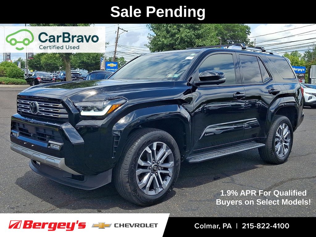 Black 2025 Toyota 4Runner SUV / Crossover All-Wheel Drive 8-Speed Automatic