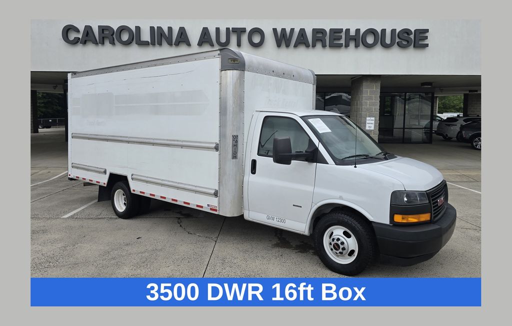Summit White 2021 GMC Savana Chassis Van Rear-Wheel Drive 6-Speed Automatic Overdrive