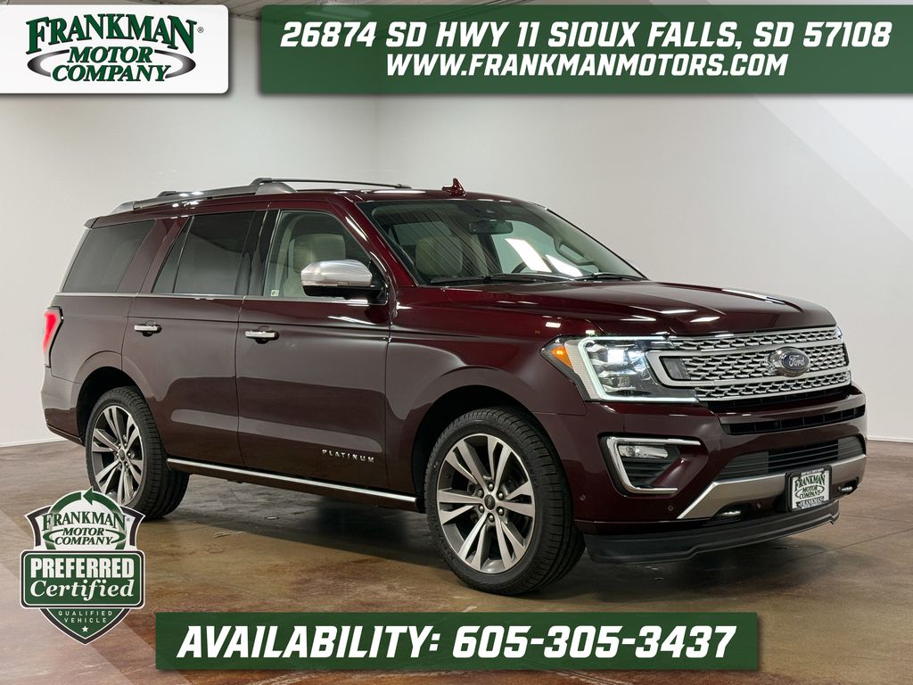 Red (Burgundy Velvet Metallic Tinted Clearcoat) 2020 Ford Expedition Platinum 4WD SUV / Crossover Four-Wheel Drive Automatic