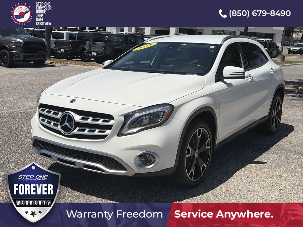 Polar White 2018 Mercedes-Benz GLA 250 FWD SUV / Crossover Front-Wheel Drive 7-Speed Automatic