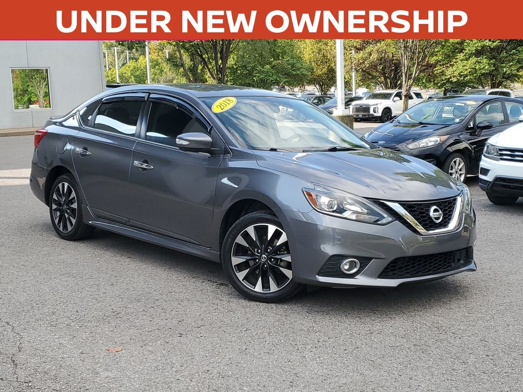 Gray (Gun Metallic) 2018 Nissan Sentra Sedan Front-Wheel Drive Continuously Variable Transmission