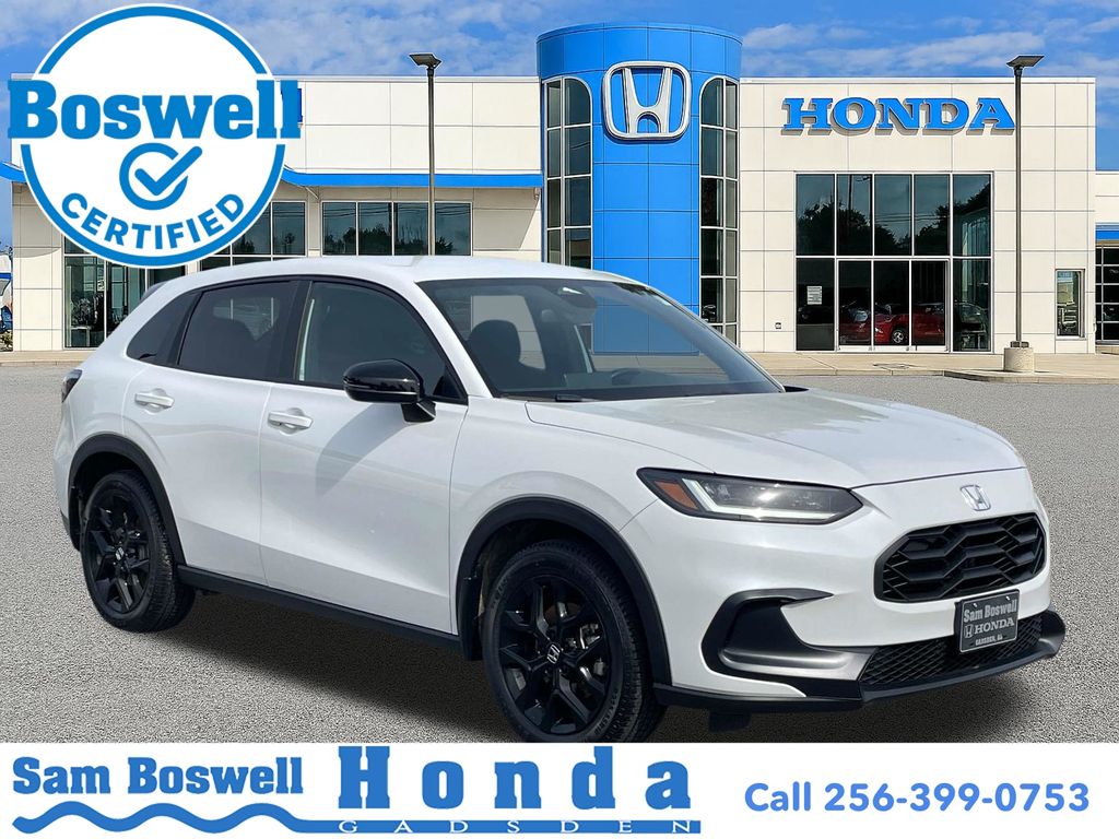 Platinum White Pearl 2025 Honda HR-V Sport FWD SUV / Crossover Front-Wheel Drive Continuously Variable Transmission