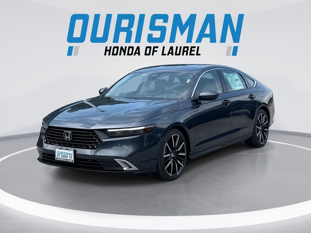 Meteorite Gray Metallic 2026 Honda Accord Hybrid Sedan Front-Wheel Drive Continuously Variable Transmission