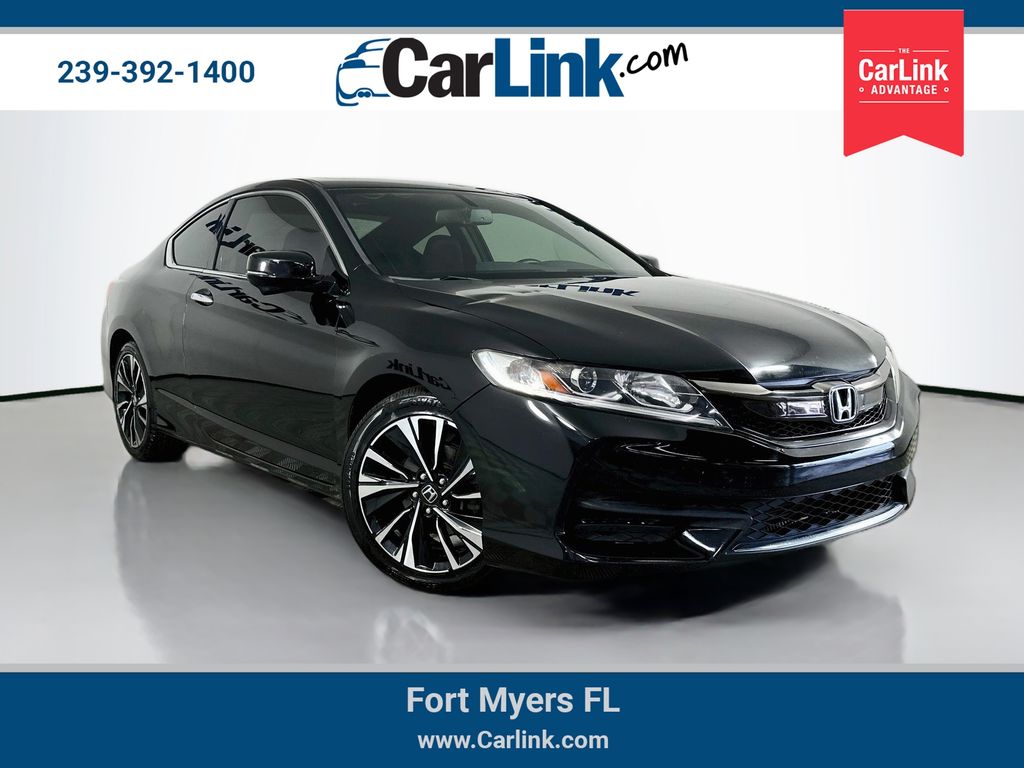 Crystal Black Pearl 2016 Honda Accord Coupe Coupe Front-Wheel Drive Continuously Variable Transmission