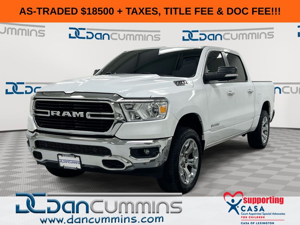 Bright White Clearcoat 2020 RAM 1500 Pickup Truck Four-Wheel Drive 8-Speed Automatic