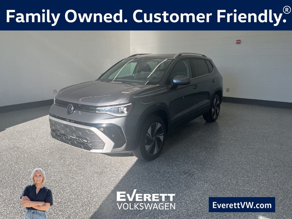 Platinum Gray Metallic 2026 Volkswagen Taos SUV / Crossover All-Wheel Drive 8-Speed Automatic