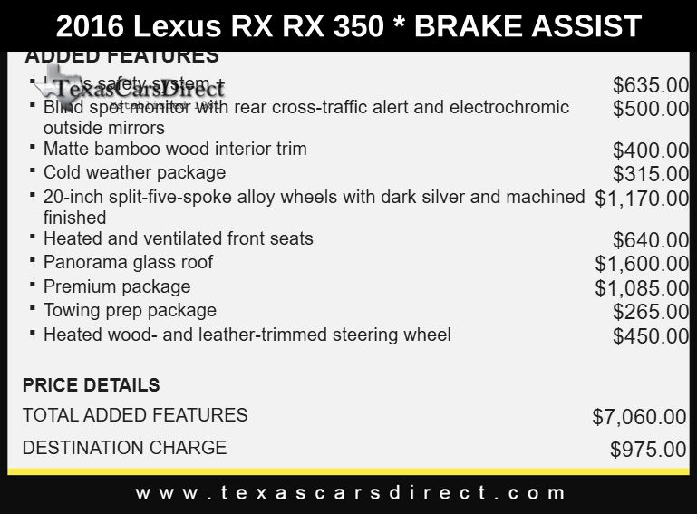 2016 Lexus RX 350 12