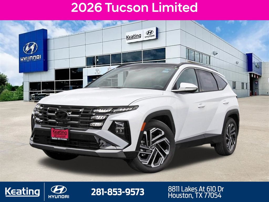 White Pearl 2026 Hyundai Tucson SUV / Crossover Front-Wheel Drive 8-Speed Automatic