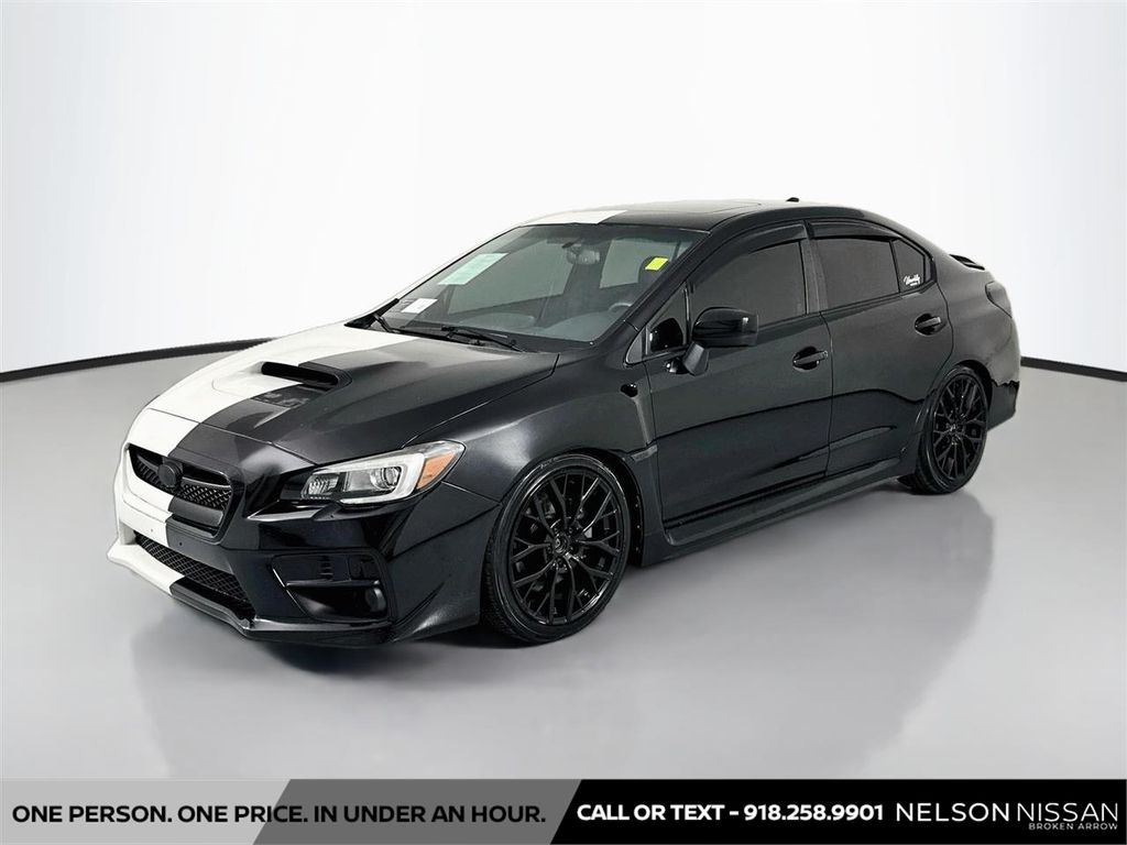Crystal Black Silica 2016 Subaru WRX Sedan All-Wheel Drive 6-Speed Manual