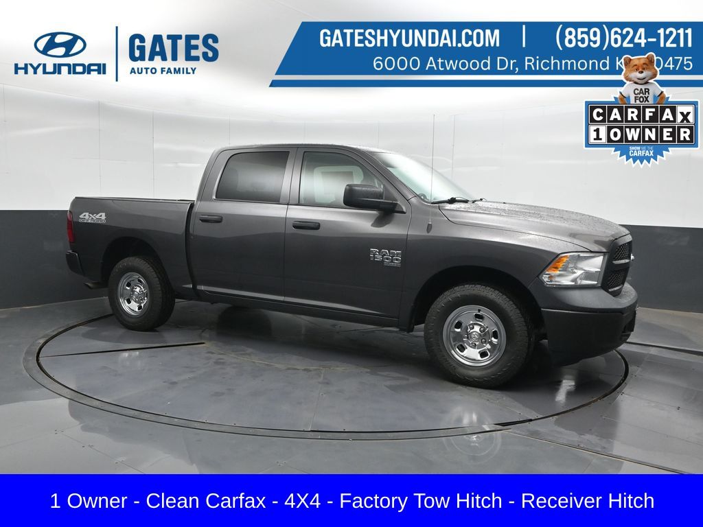 Gray (Granite Crystal Metallic Clearcoat) 2021 RAM 1500 Pickup Truck Four-Wheel Drive 8-Speed Automatic