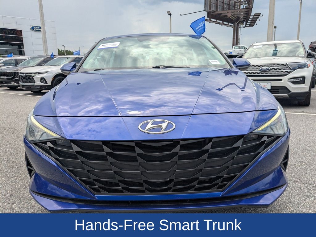 2022 Hyundai Elantra Hybrid Blue