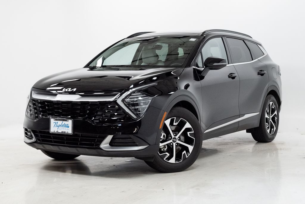 Ebony Black 2025 Kia Sportage EX FWD SUV / Crossover Front-Wheel Drive 8-Speed Automatic