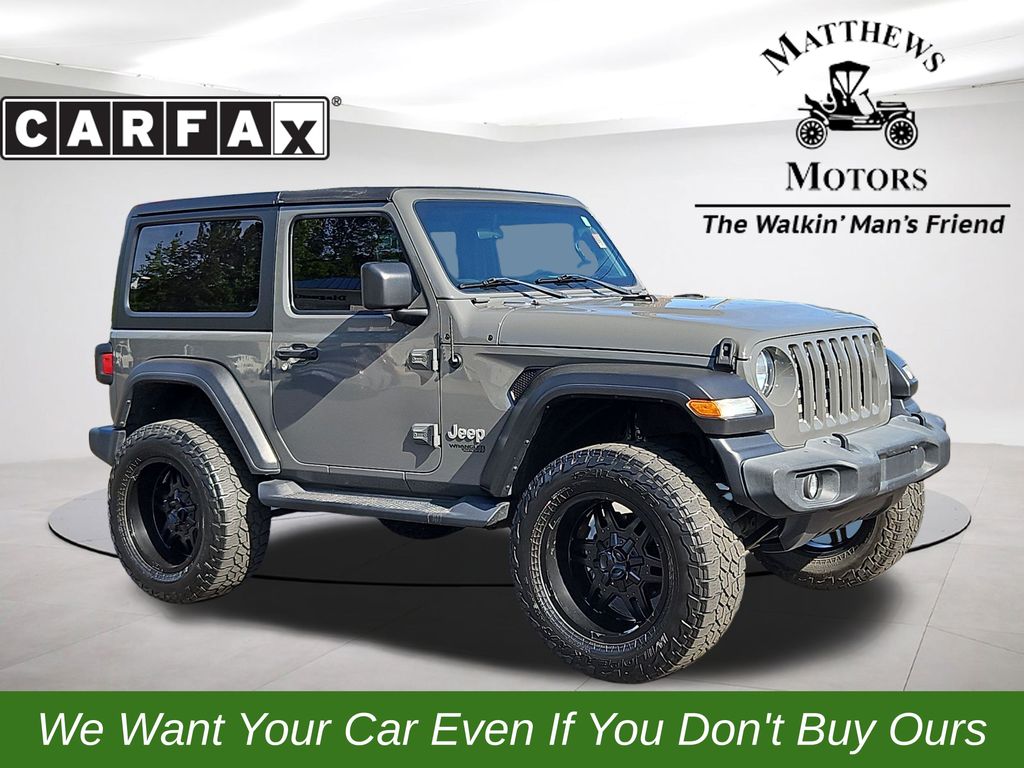 Sting-Gray Clearcoat 2019 Jeep Wrangler Sport 4WD SUV / Crossover Four-Wheel Drive 8-Speed Automatic