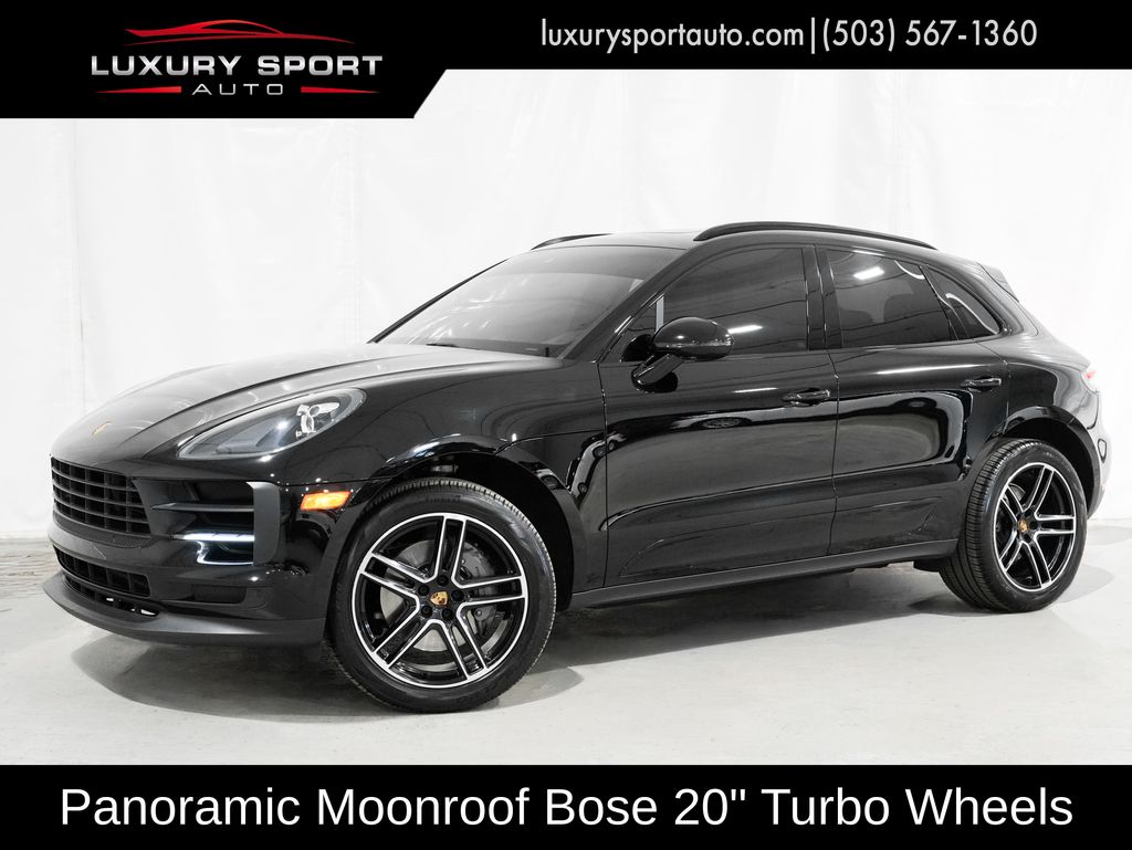 Black 2020 Porsche Macan SUV / Crossover All-Wheel Drive 7-Speed Automatic