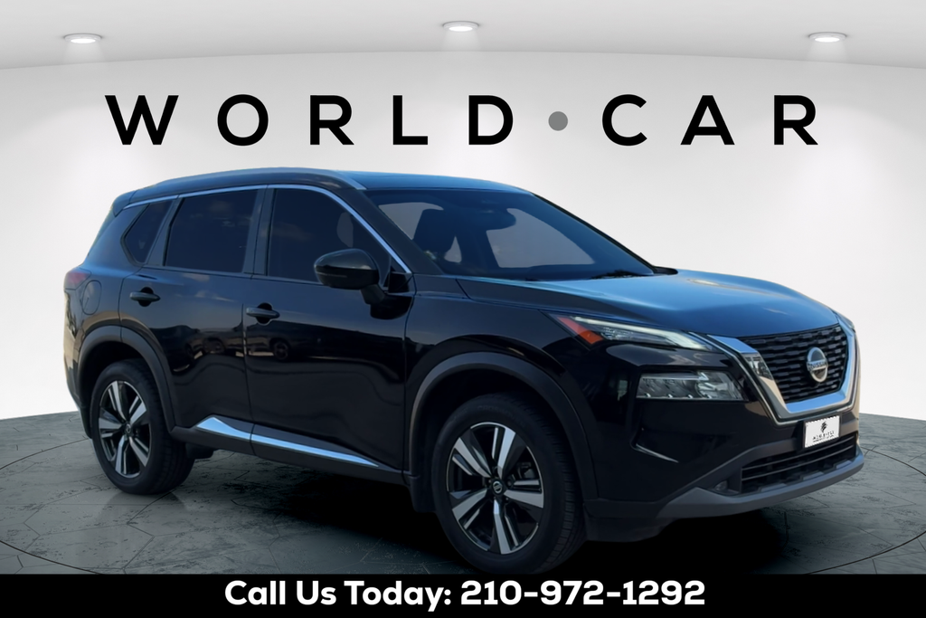 Super Black 2021 Nissan Rogue SL FWD SUV / Crossover Front-Wheel Drive Continuously Variable Transmission