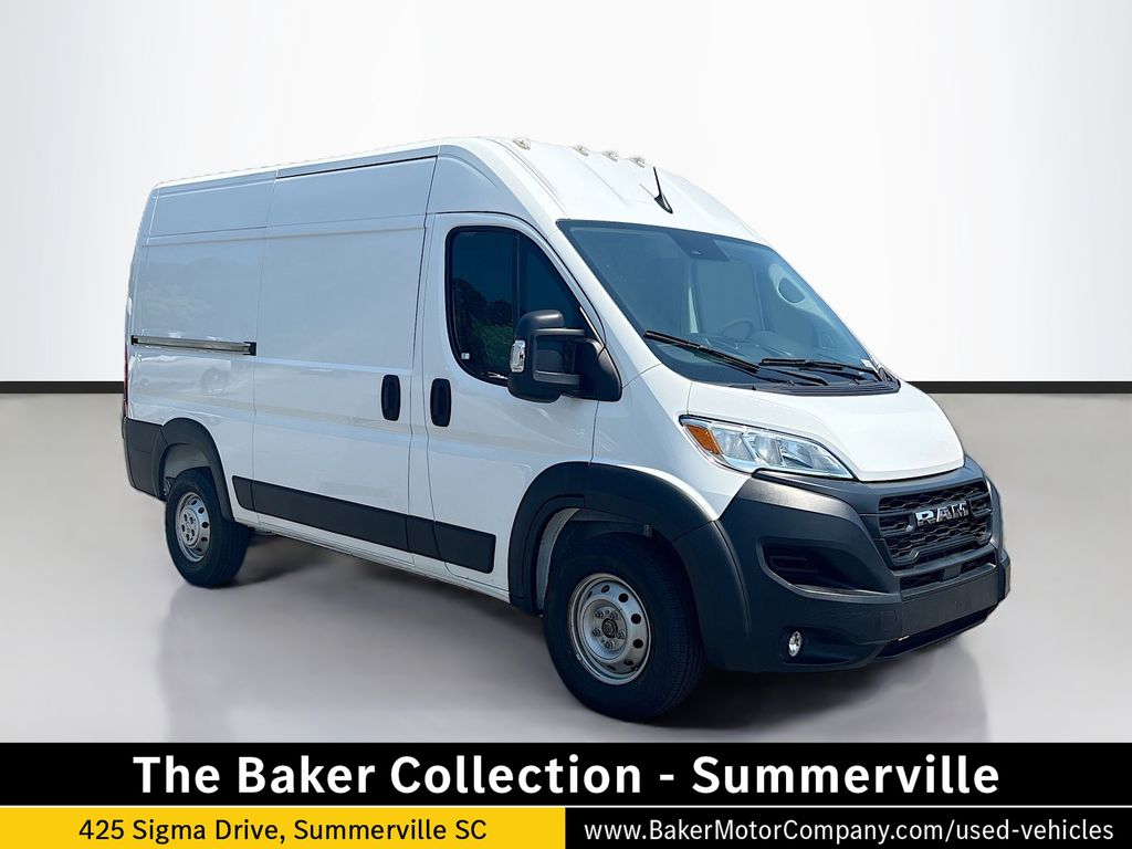 Bright White Clearcoat 2024 RAM ProMaster Van Front-Wheel Drive 9-Speed Automatic