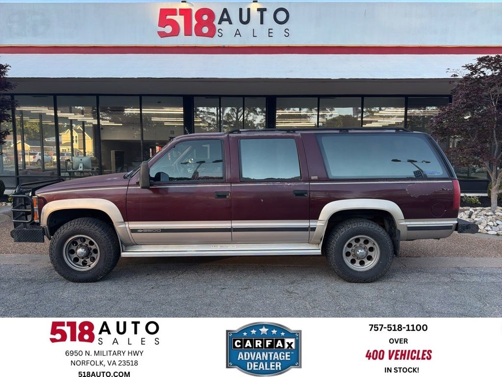 Barcelona Red 1993 Chevrolet Suburban K2500 4WD SUV / Crossover Four-Wheel Drive 4-Speed Automatic
