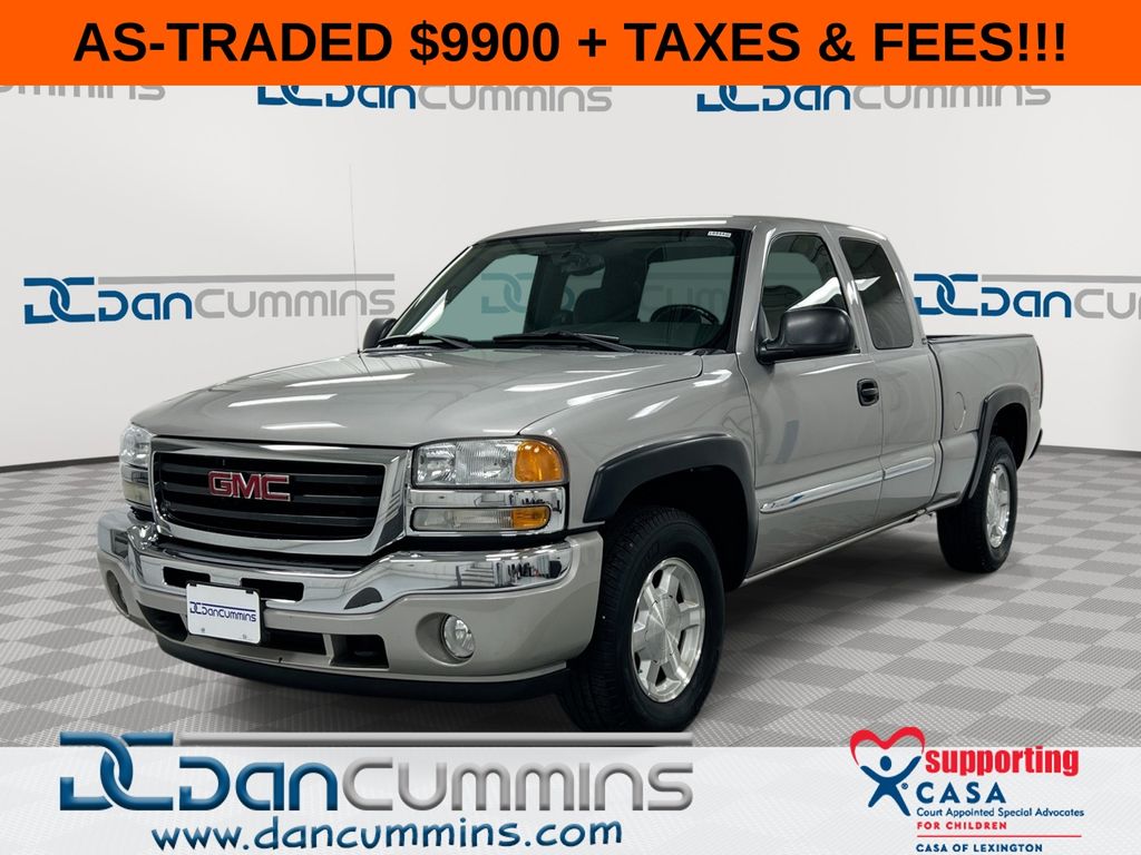 Silver Birch Metallic 2006 GMC Sierra 1500 Pickup Truck Four-Wheel Drive 4-Speed Automatic Overdrive